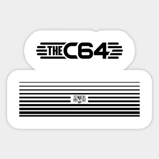 THEC64 (Black Logo) Sticker